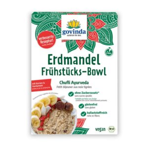 govinda Erdmandel Frühstücks-Bowl Chufli Ayurveda