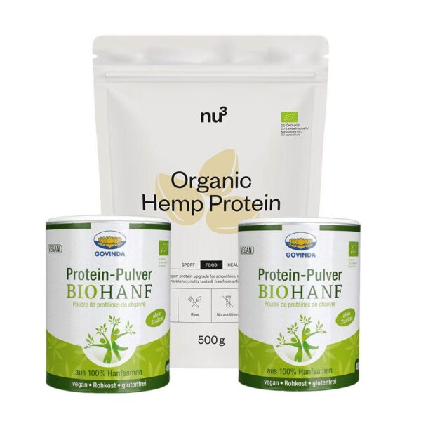 Govinda Protein-Pulver BioHanf + nu3 Hanfprotein