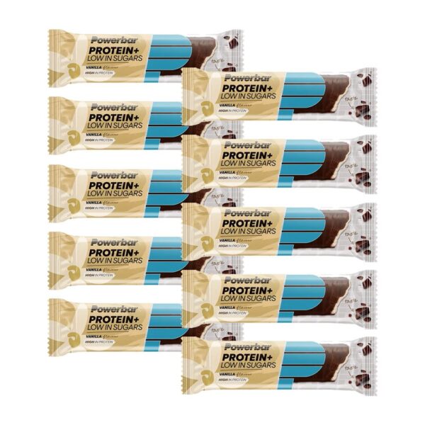 POWERBAR® Protein+ mit geringem Zuckergehalt Vanille