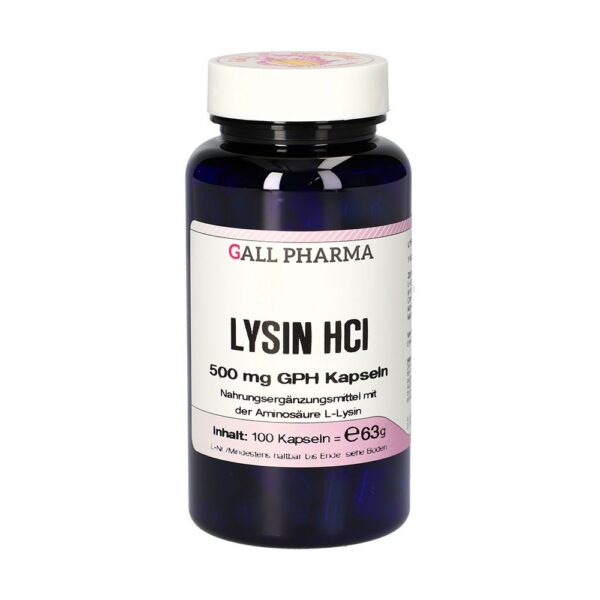 GALL PHARMA Lysin HCl 500 mg GPH Kapseln