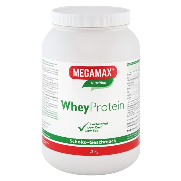 MEGAMAX® Nutrition Whey Protein Molken Eiweiß Schoko-Geschmack