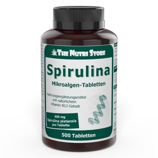 Spirulina Mikroalgen-Tabletten