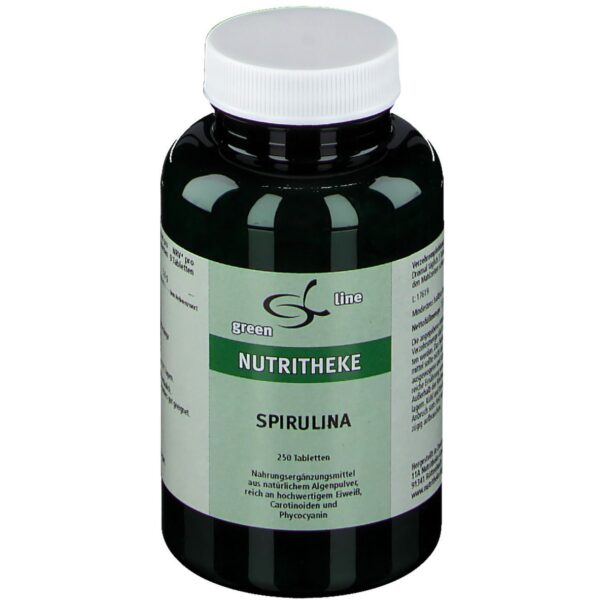 green line NUTRITHEKE Spirulina