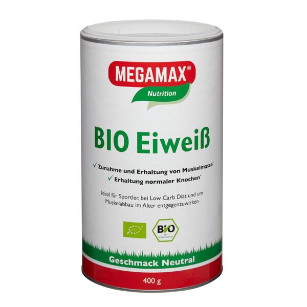 MEGAMAX® Nutrition BIO Eiweiß Geschmack-Neutral