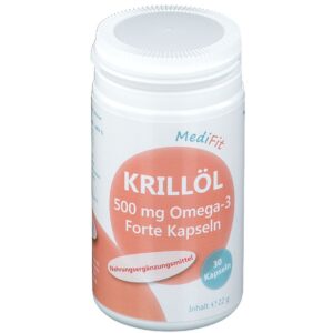 MediFit Krillöl 500mg Omega-3 Forte