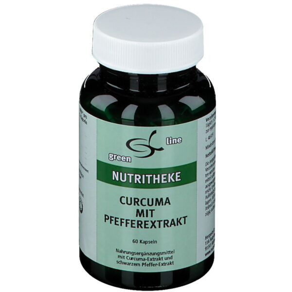 green line NUTRITHEKE Curcuma mit Pfefferextrakt