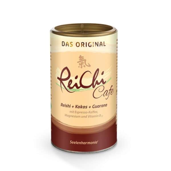 ReiChi Cafe Reishi-Pilz Espresso-Kaffee Kokos Guarana Ginseng vegan