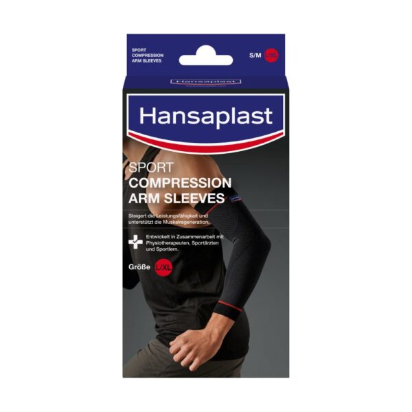 Hansaplast Sport Compression Wear Arm Sleeves Gr L/XL