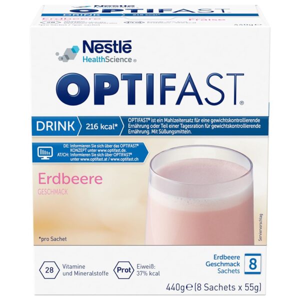 OPTIFAST home Erdbeer Drink Pulver