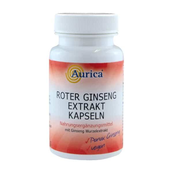 Aurica® Roter Ginsengextrakt Kapseln