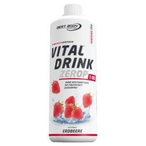 BEST BODY NUTRITION VITAL DRINK ZEROP ERDBEERE