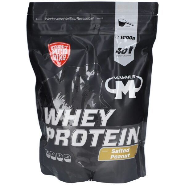 MAMMUT Whey Protein salted Peanut Pulver