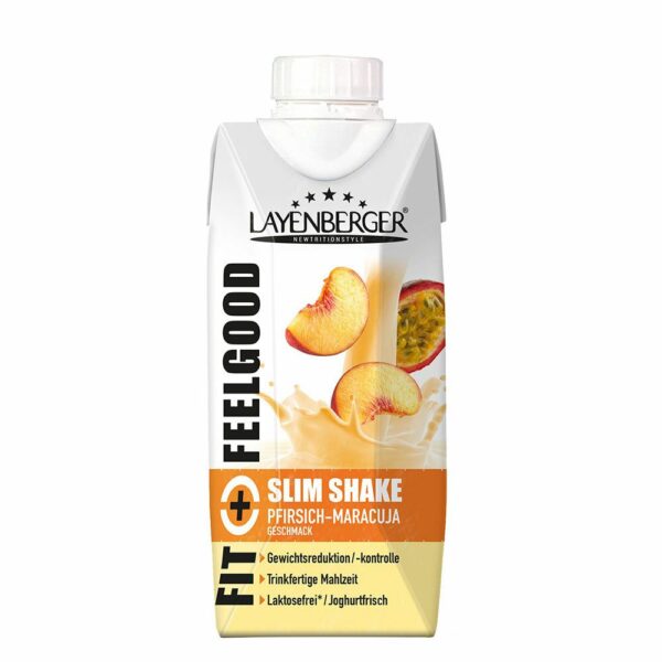 LAYENBERGER® FIT+FEELGOOD SLIM SHAKE PFIRSICH-MARACUJA