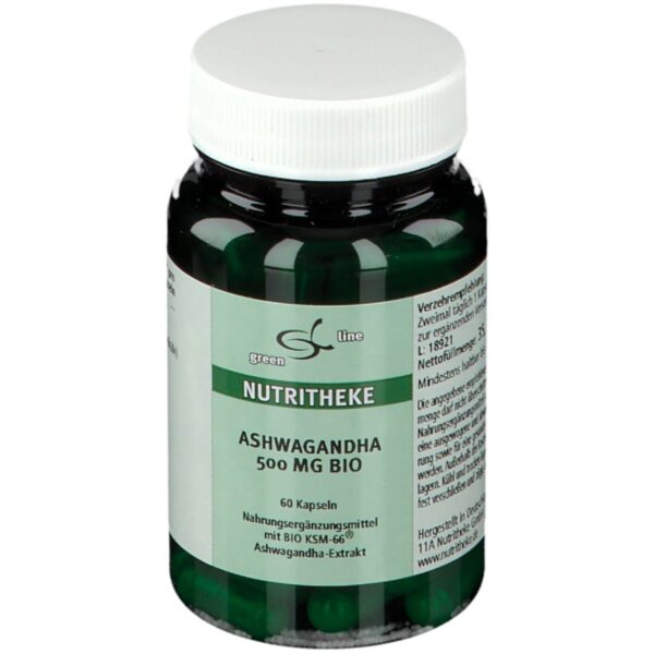 green line NUTRITHEKE ASHWAGANDHA 500 mg BIO