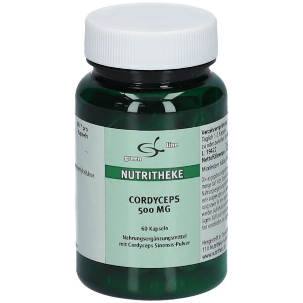 green line NUTRITHEKE CORDYCEPS 500 mg