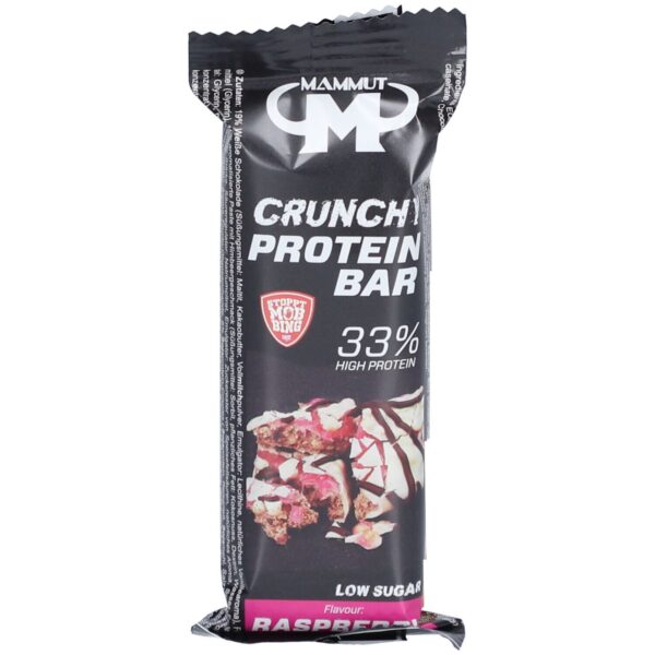 Mammut Crunchy Protein Bar Rasperry White Chocolate