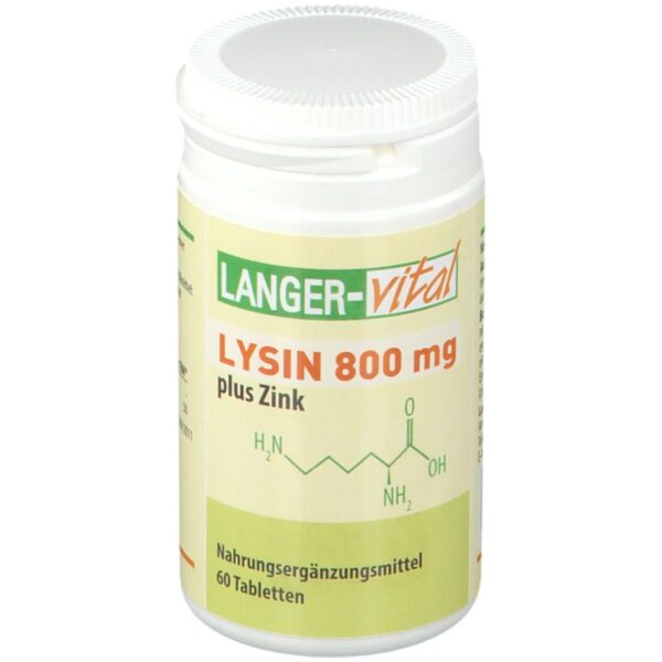 LANGER-vital LYSIN 800 mg plus Zink