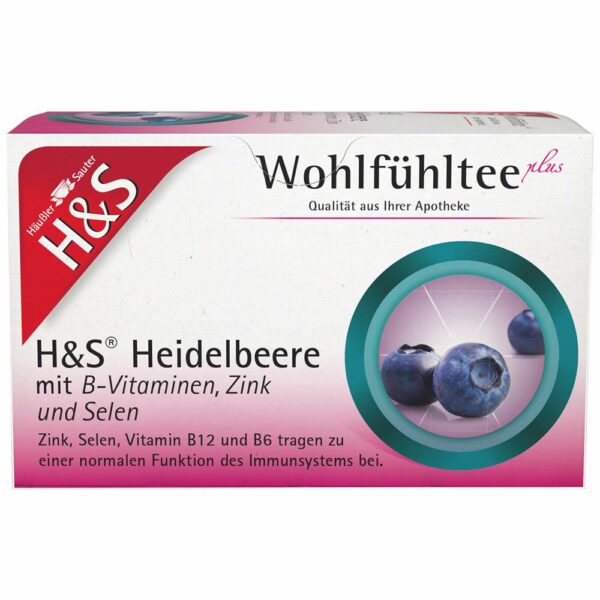 H&S Wohlfühltee plus Heidelbeere