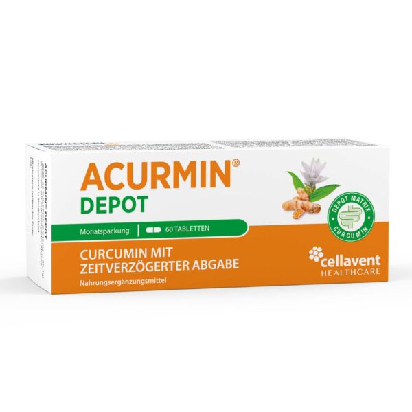 ACURMIN® DEPOT Curcumin mit zeitverzögerzter Abgabe-Acurmin DEPOT