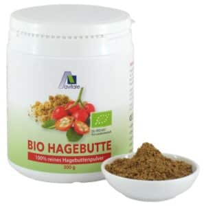 Bio Hagebutte 100% reines Hagebuttenpulver