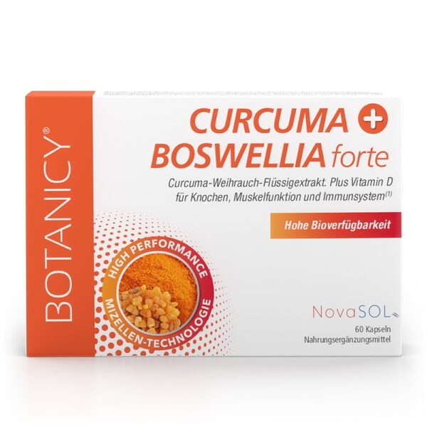 CURCUMA + BOSWELLIA forte – Kurkuma Weihrauch Kapseln