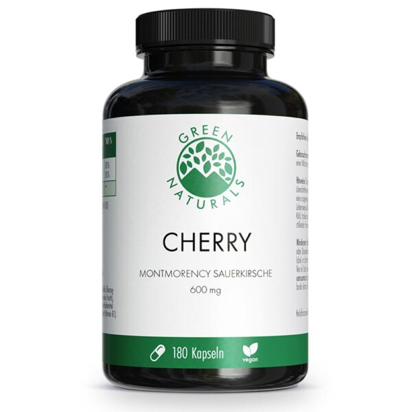 GREEN NATURALS Cherry Montmorency Sauerkirsch 1200 mg vegan