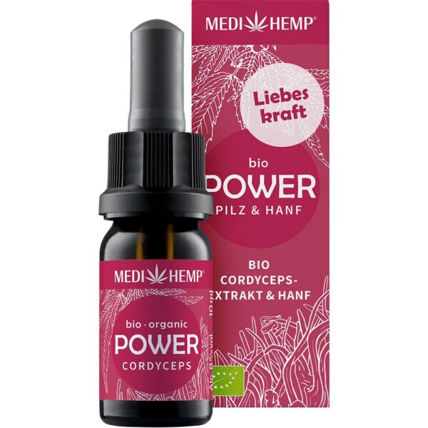 MEDIHEMP Bio POWER Cordyceps militaris-Extrakt & Hanf