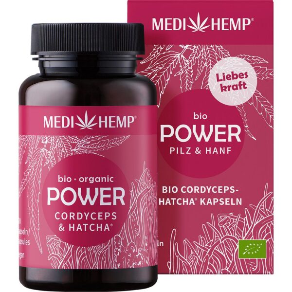 MEDIHEMP Bio POWER Cordyceps militaris- HATCHA® Kapseln