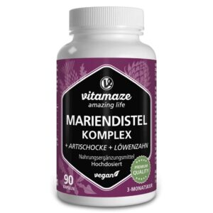 vitamaze MARIENDISTEL KOMPLEX Artischocke+Löwenzahn vegan