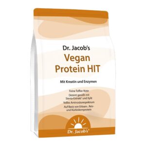 Dr. Jacob's Vegan Protein HIT Proteinpulver ohne Soja  + Kreatin + Enzyme