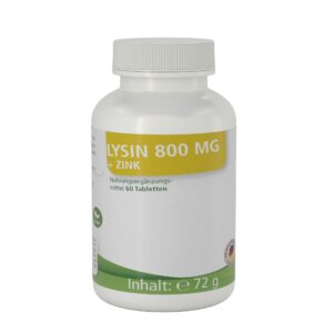 Eder Health Nutrition Lysin 800 mg + Zink