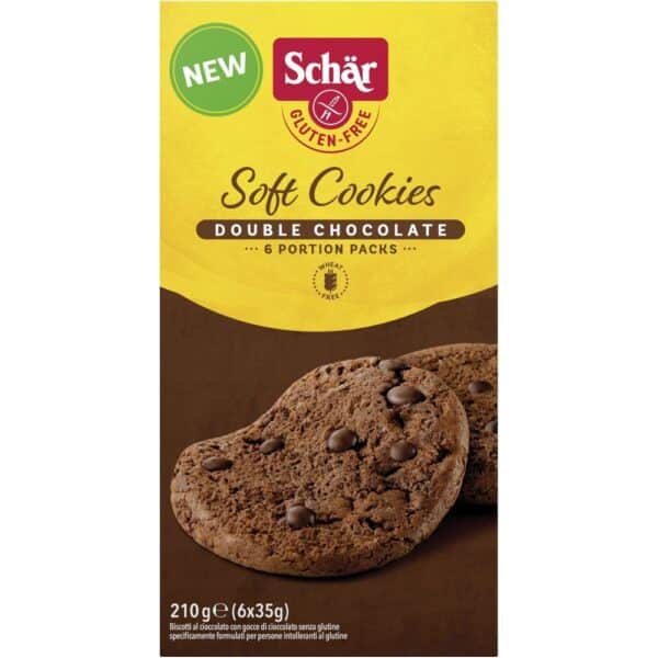 Schär Soft Cookies Double Chocolate glutenfrei