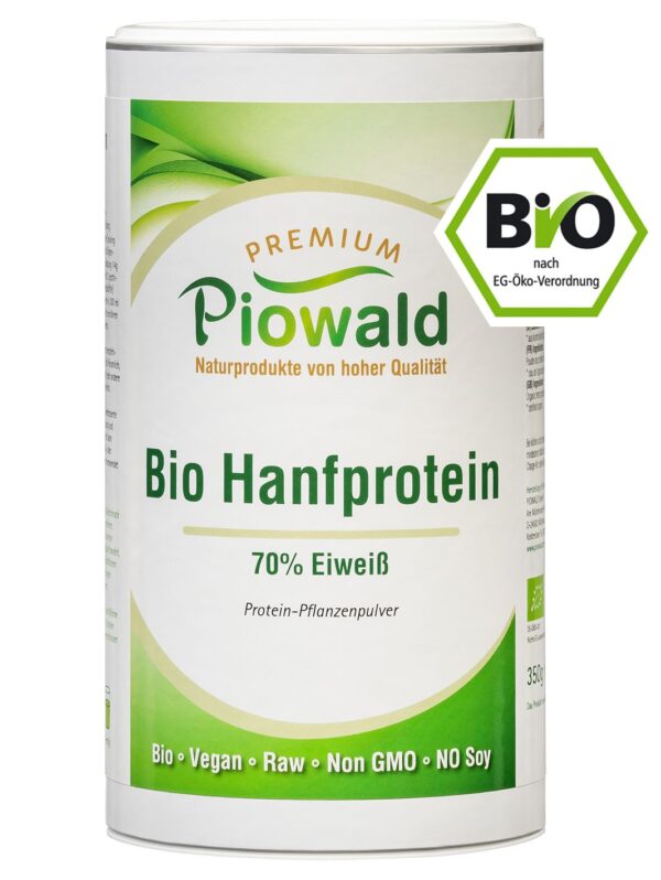 Piowald BIO Hanfprotein hell 70%