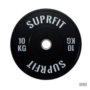 Suprfit Econ Bumper Plate White Logo (einzeln)