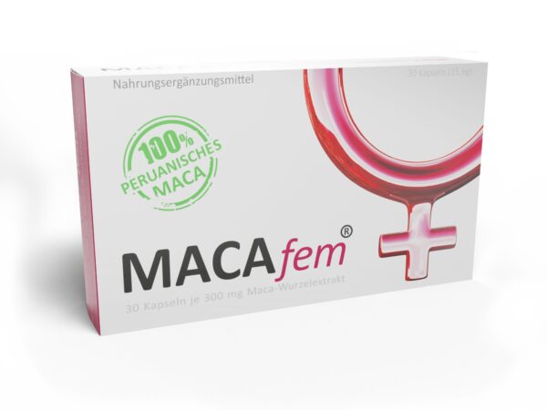 MACAfem® Maca Kapseln hochdosiert für die Frau