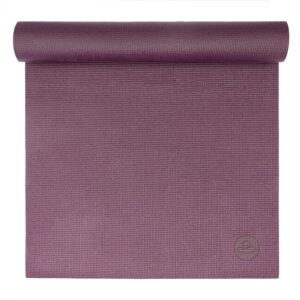 Yogamatte LEELA Collection PVC aubergine/lila