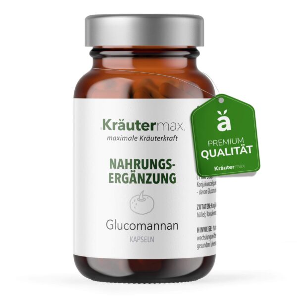 Kräutermax Glucomannan Konjakwurzel Kapseln