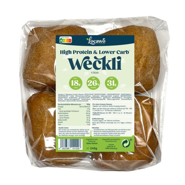 Locawo High Protein & Low Carb Weckli