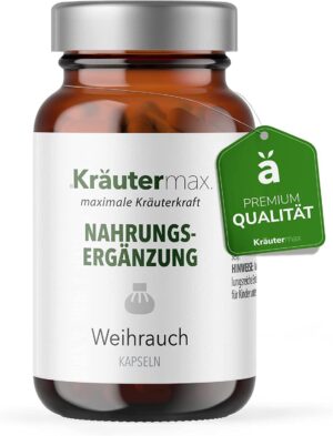 Kräutermax Weihrauch Extrakt 400 mg Boswelliasäuren Kapseln