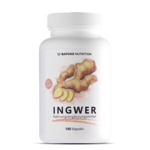 BAFOXX Nutrition® Ingwer Kapseln hochdosiert