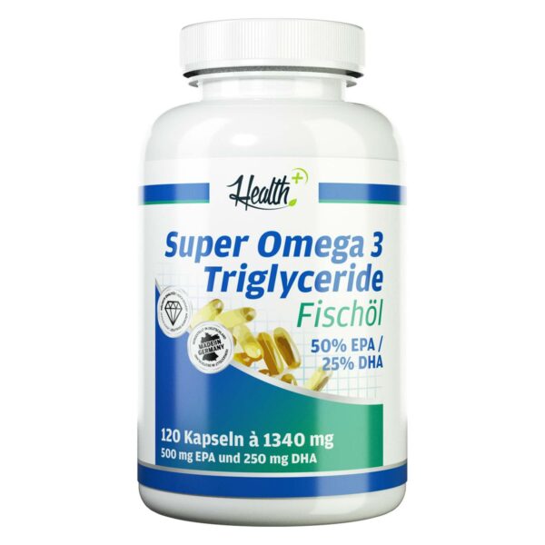 HEALTH+ SUPER OMEGA 3 TRIGLYCERIDE FISCHÖL