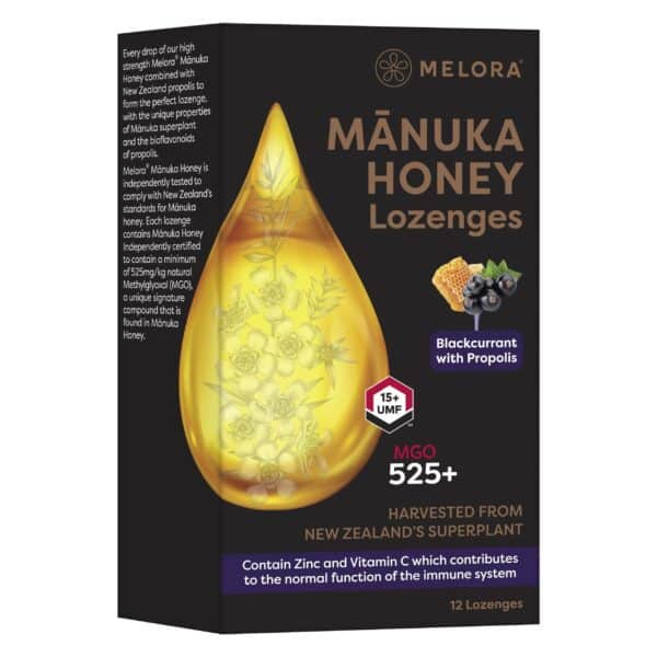 MANUKA GROUP Melora Lutschpastillen Blackcurrant