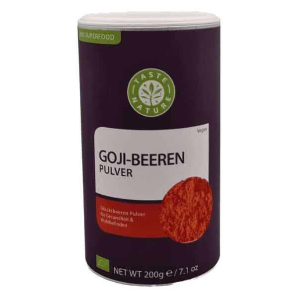 Taste Nature Bio Goji Beeren Pulver