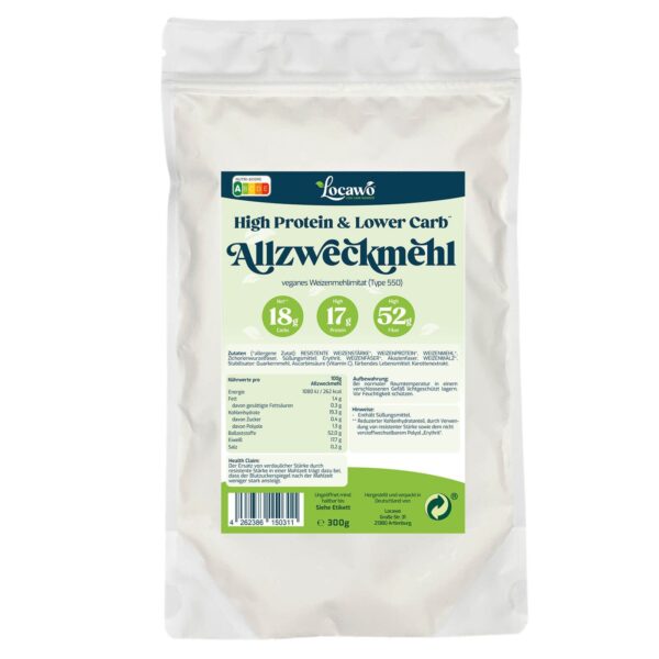 Locawo High Protein & Low Carb Allzweckmehl