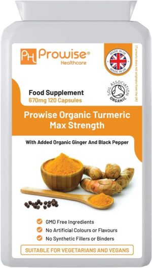 Prowise Healthcare Kurkuma-Curcumin Ingwer mit schwarzem Pfeffer