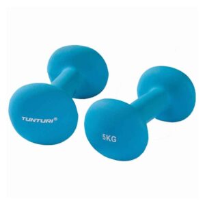 Tunturi Neopren Hanteln 5 kg blau