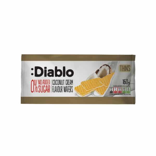 :Diablo No Added Sugar Coconut Cream Flavour Wafers