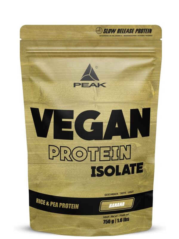 PEAK Vegan Protein Isolat - Geschmack Banana