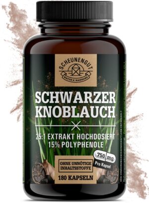 Scheunengut® Schwarzer Knoblauch 25:1 Extrakt