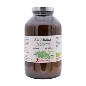 Bio Alfalfa Tabletten in Bioqualität von Quintessence